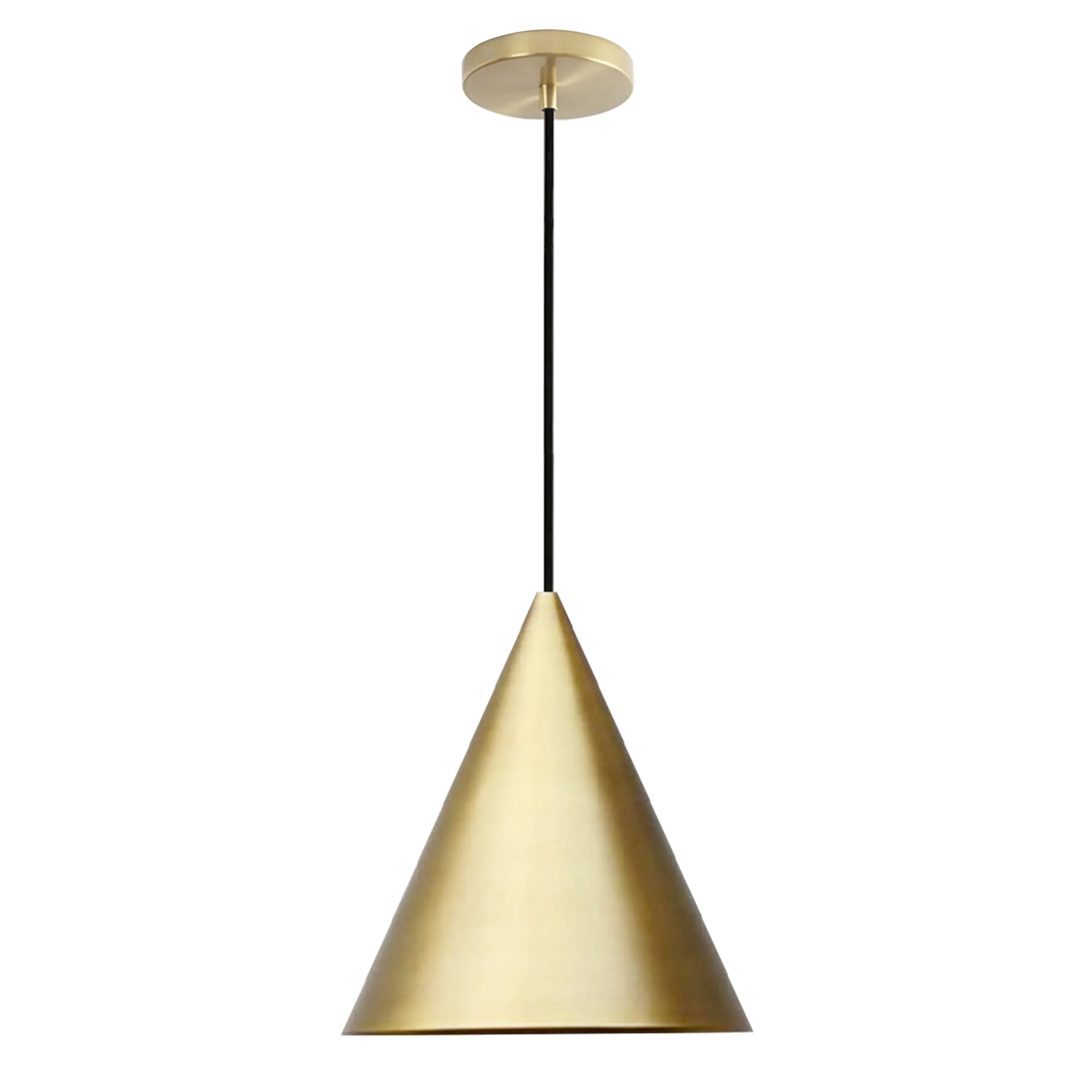 Dounia home Pendant light in polished brass  made of Solid brass 