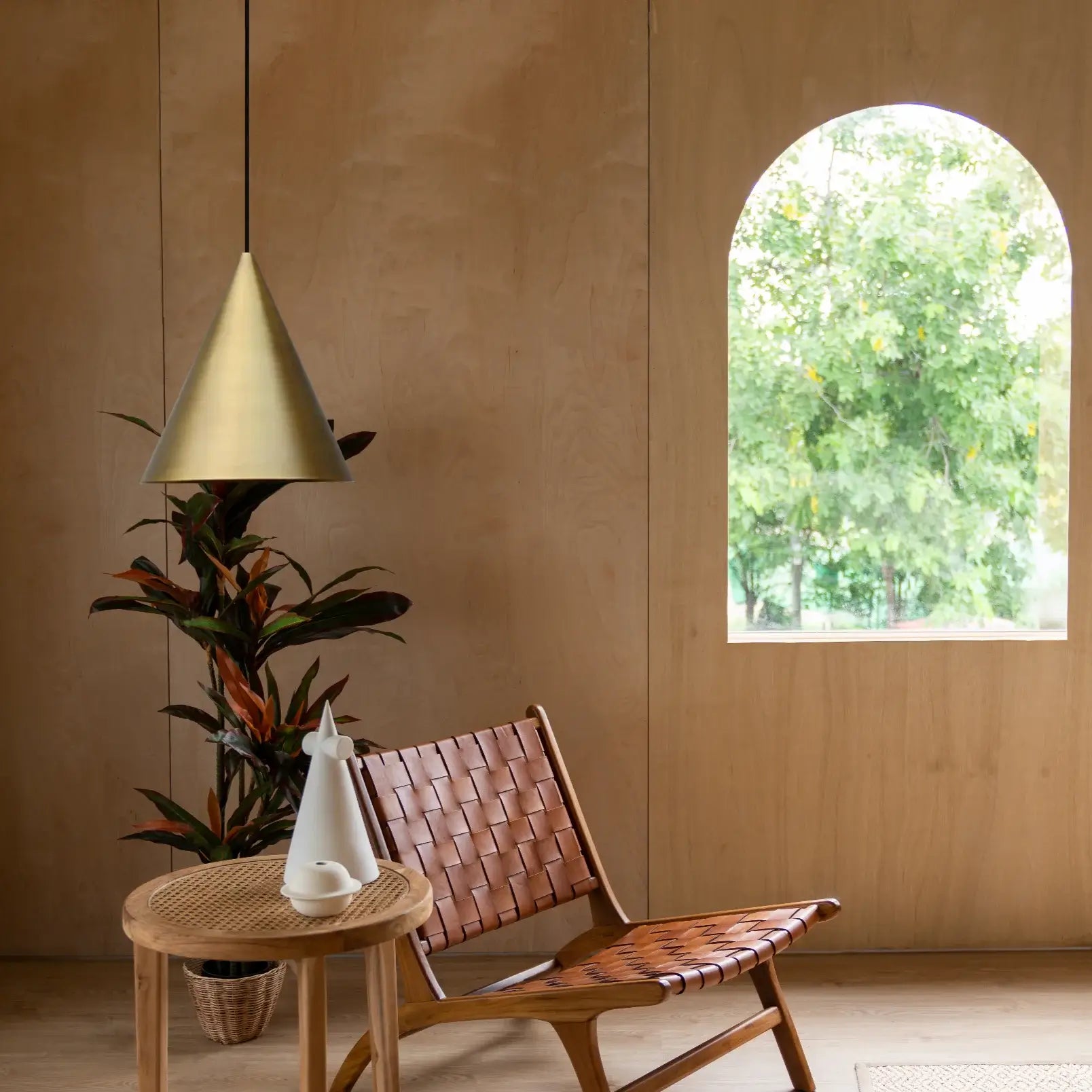 Koba Cone-Shaped Pendant Light