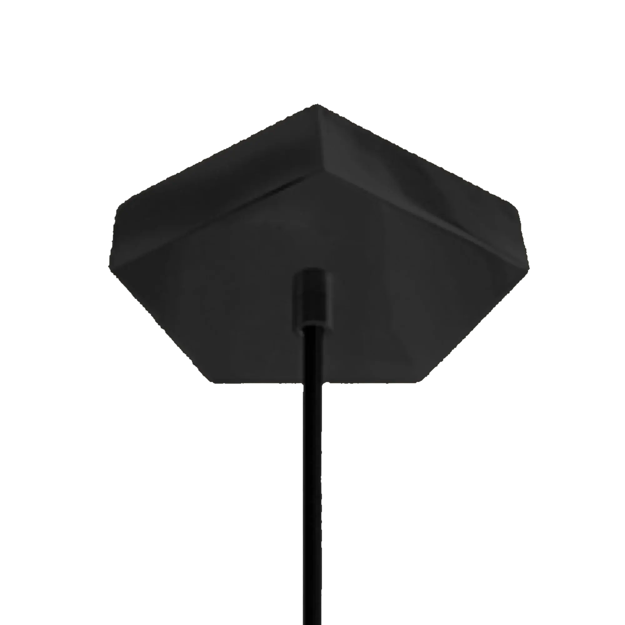 Dounia Home Pentagon Ceiling Canopy | Gun Metal | 5"