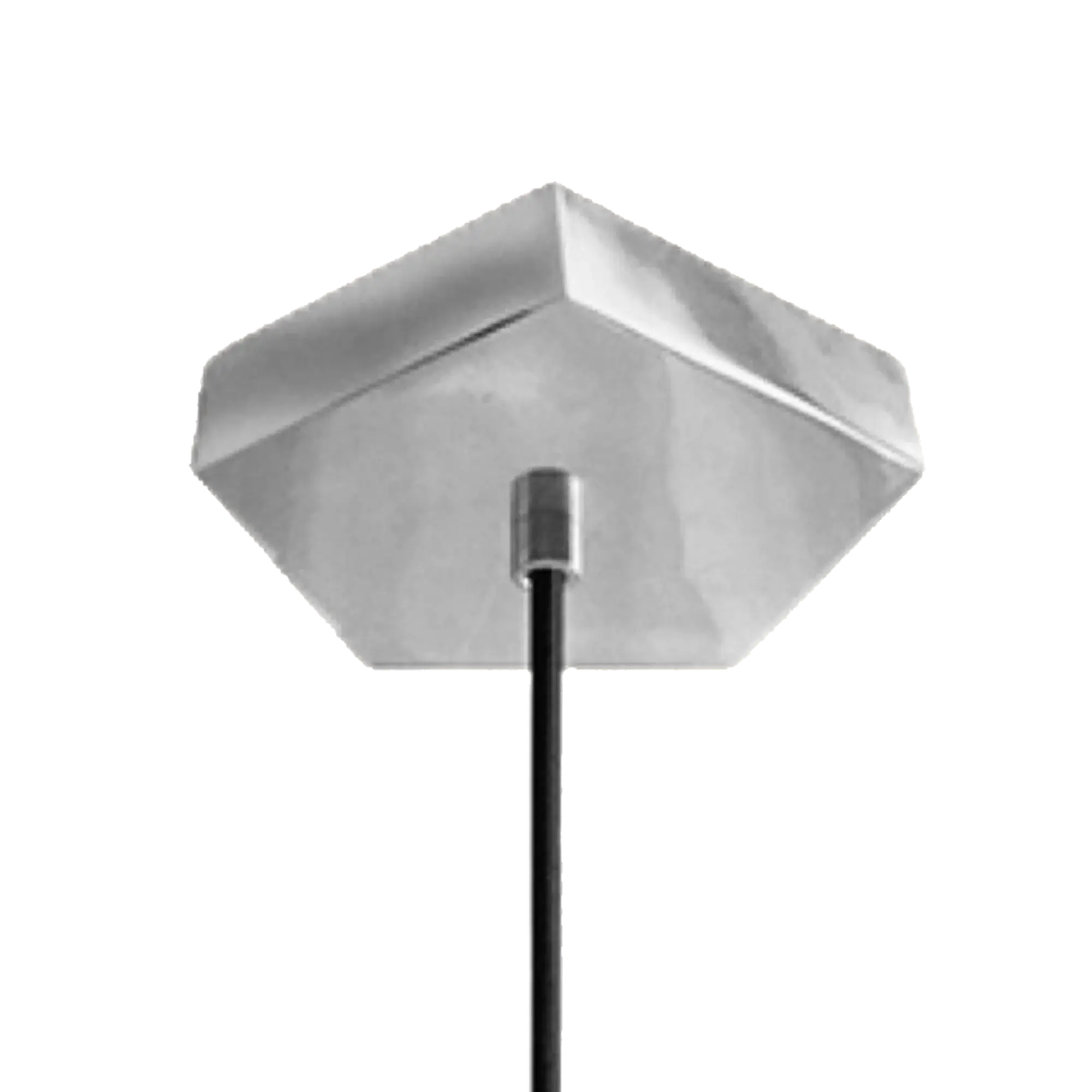 Dounia home Pentagon  ceiling Canopy in silver r made of Metal