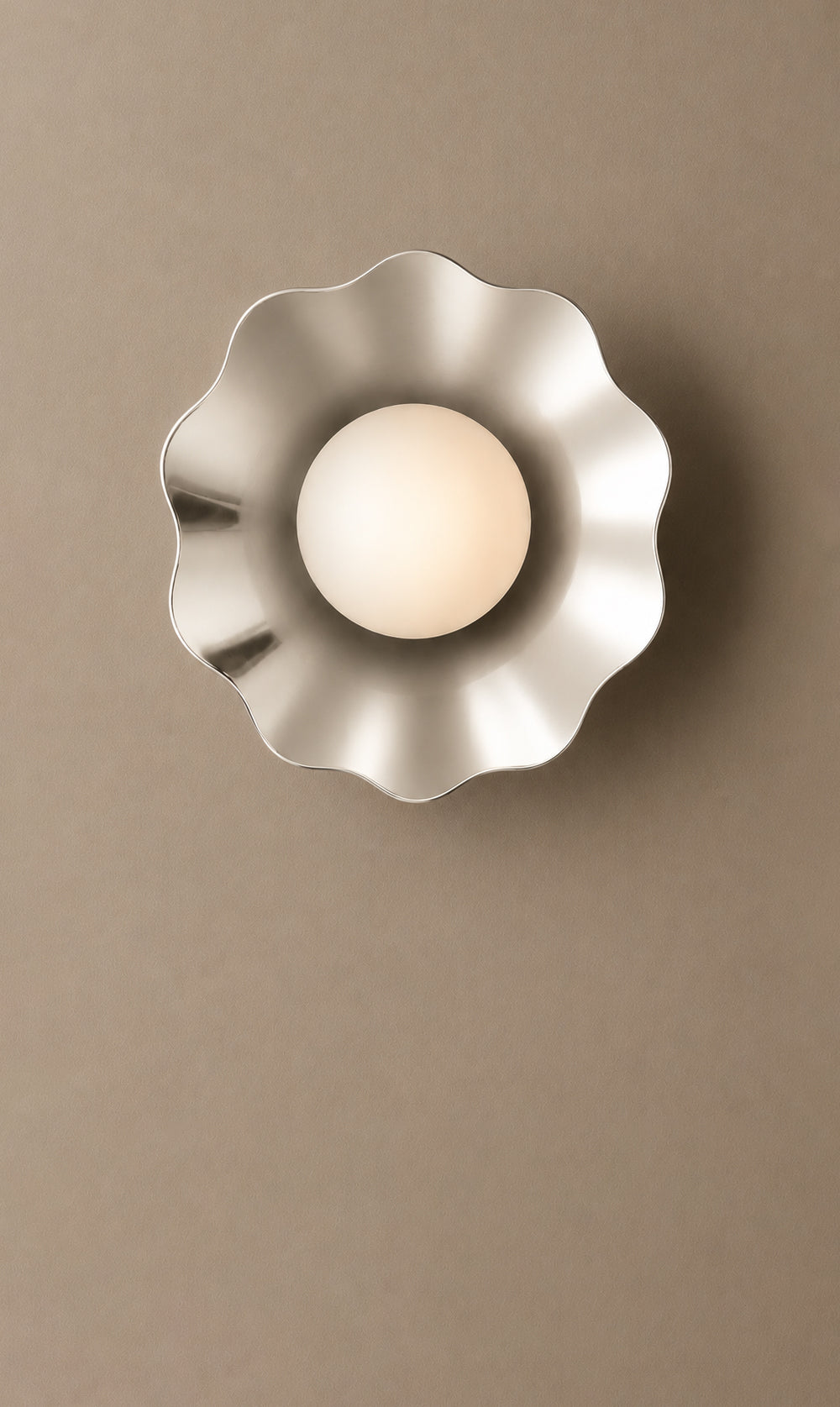 Luna Scalloped Wall Sconce