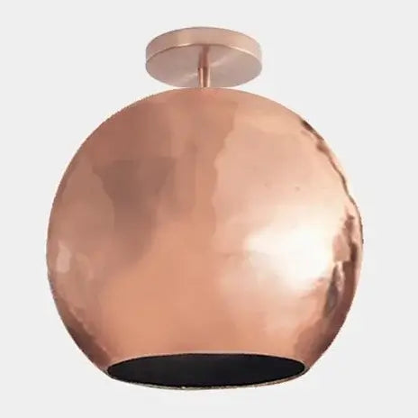 Dounia home Semi-flush ceiling in Polished copper  made of Metal, Model: Mishal