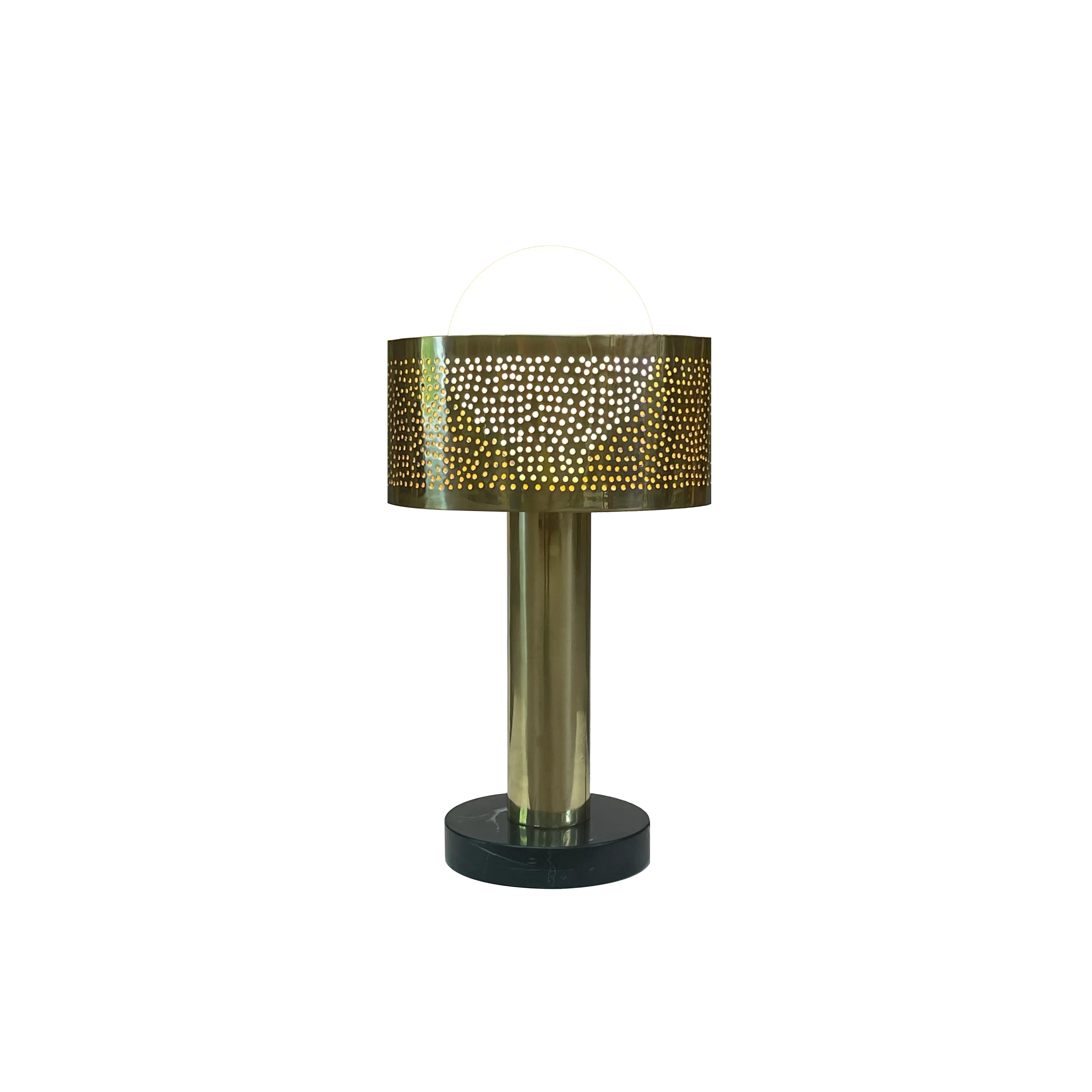 Dounia home Table lamp in antique brass  made of Metal, Model: Alula