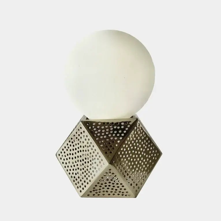 Dounia home Table lamp in antique brass  made of Metal, Model: Alya