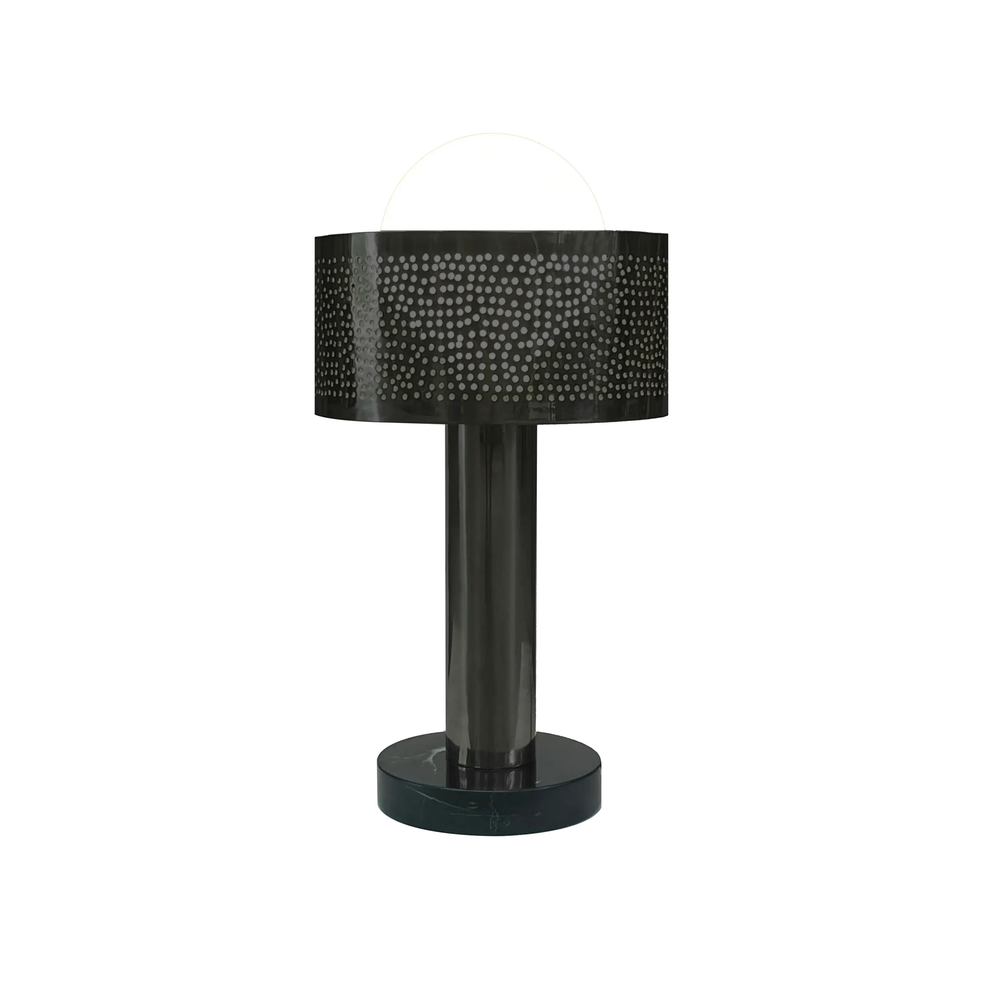 Dounia home Table lamp in Black made of Metal, Model: Alula