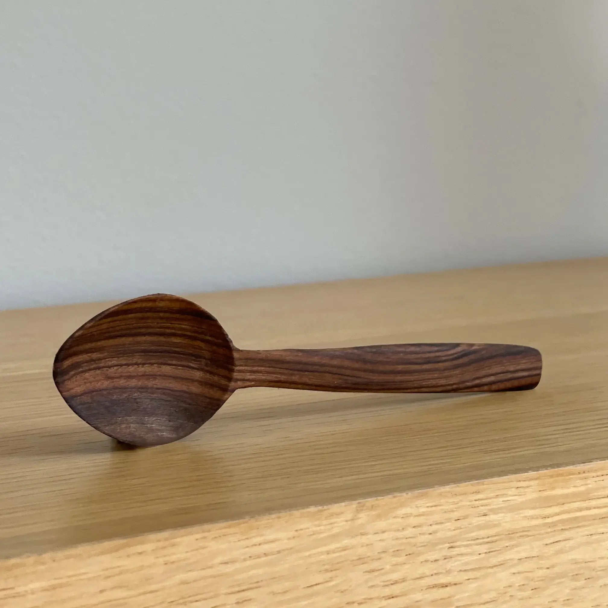 Dounia home Tea spoons in  made of Walnut wood, Side Shot View