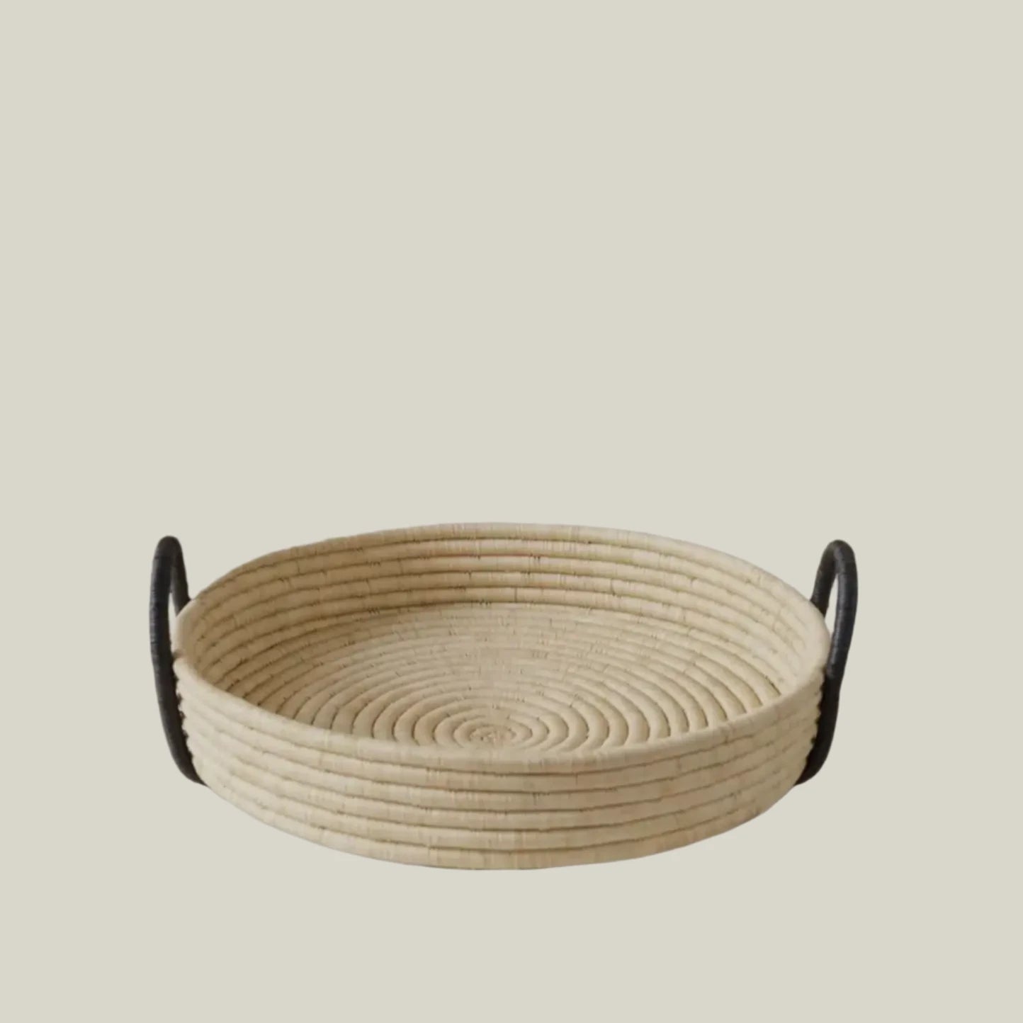 Dounia home Tray in  made of Raffia