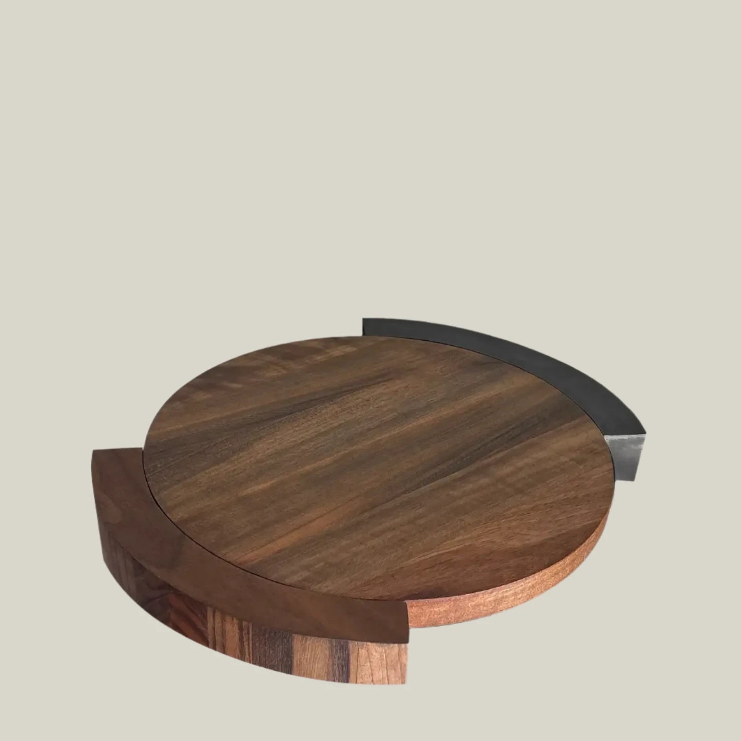 Dounia home Tray in  made of walnut, Model: Kora