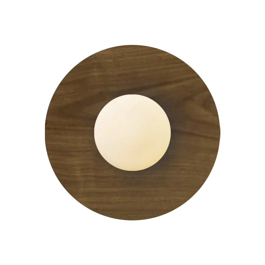 Dounia home Wall sconce in  made of Walnut  porcelain, Model: Dura