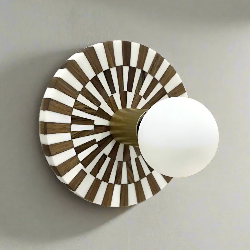 Shaa Inlay Wall Sconce by Dounia Home